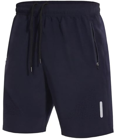 SIHOHAN Short de Sport pour Homme - Séchage Rapide - avec Poche zippée - Convient pour différentes Occasions de Loisirs et de Sport