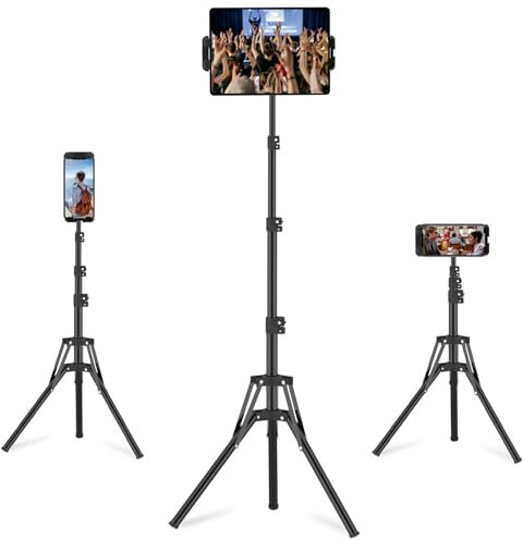Karoten Tablet-Stativ, Tablet-Halterung, verstellbar bis 160 cm, 360 ° verstellbar, für iPad Pro, iPad Mini, Samsung Galaxy Tab (4,7-13,5 Zoll)