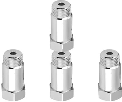 Lamdasonde 10-1 STÜCKE Für M18X1.5 Sauerstoff O2 Sensor Extender O2 Sauerstoff Sensor Spacer Auto CEL Fix Check Engine Licht Eliminator Adapter Konverter Lambdasonden(3 PCS)