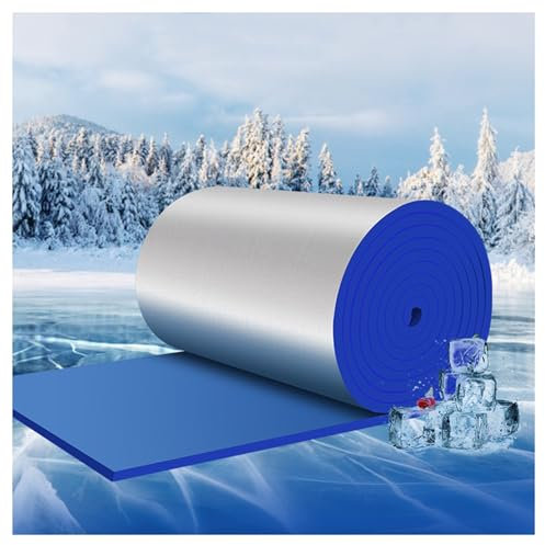 ZXCASDF Car Sound Deadener Deadening Mat,Roof Insulation Wool Sun Protection Color Steel Tile Roof Thermal Insulation Film Waterproof Self-Adhesive Insulation Board(30MM(THK),1 * 5M(5m²))
