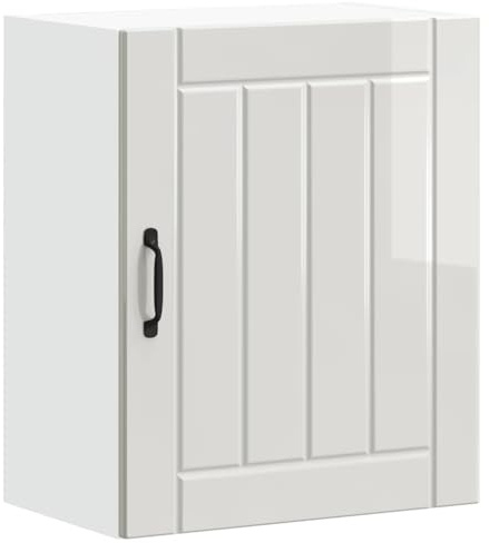vidaXL Küchen-Hängeschrank Lucca Hochglanz-Weiß Holzwerkstoff