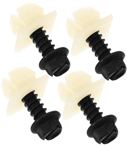 VALICLUD Accessori Montaggio Targa Auto Kit Viti e Clip Nylon Resistenti Antiruggine Facili da Installare e Smontare per Fissaggio Sicuro Targhe Auto