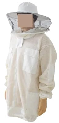 Imkereibedarf Atmungsaktiver Imkeranzug, Schutzanzug For Imker, Bienenschutzanzug, Imkerwerkzeuge Imkereiausrüstung(XL)