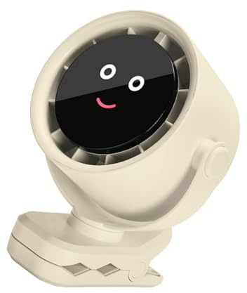 AMISENK Ufficio Desktop Ciclo Ventilatore USB Ricarica Display Digitale Ad Alta Velocità Desktop Grandi Angoli Display Digitale Per Camera Da Letto Viaggio