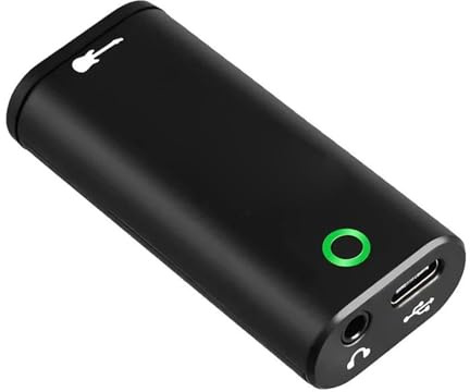 Vikye Guitar Audio Interface Pocket Internal Recording Sound Card with Type C, Internal Sound Card for Phone Portable, Plug & Play