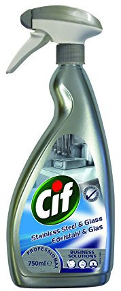CIF Professionale 7517938 Detergente per acciaio inossidabile, 750 ml, Pacco da 6