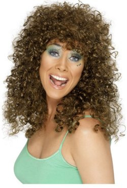 NEW Wig Boogie Babe, curly, brown