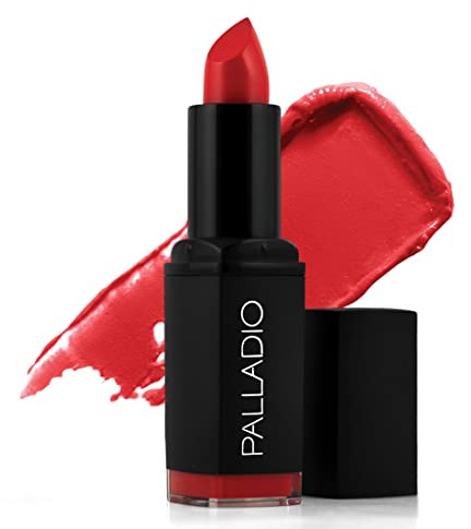 Palladio Herbal Matte Lipstick, Coral, Creamy and Full Coverage Long Lasting Matte Lipstick