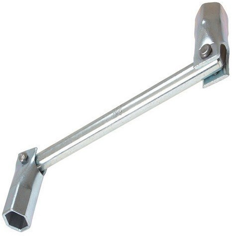 Priory 310 Double Ended Whitworth Scaffold Spanner - 7/16 in & 1/2 in PRI310DE