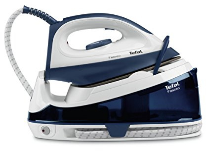 Tefal SV 6040 EO SV6040 Dampfbügelstation, Polycarbonate, 1.2 liters, blau/weiß