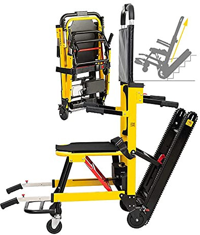 Sedia A Rotelle Elettrica Per Salire Le Scale, Cingolata/Stile Intelligente, Con Pannello Di Controllo/Su Giù, Pneumatici Smorzati/Disabili E Anziani