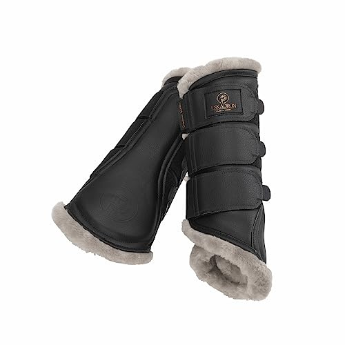 Eskadron Gamaschen Faux Leather FF Black Platinum 23, Größe:S