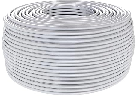 PNI Câble UTP CAT6 CU057 en cuivre 0,57 mm avec 4 paires pour Internet et systèmes de surveillance, rouleau de 305 m