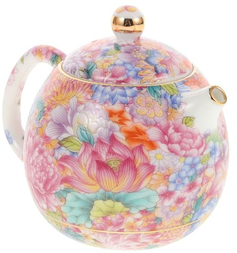 ABOOFAN Ceramic Tea Kettle Tea Pot for One Small Teapot Chinese Teaware Home Office Use