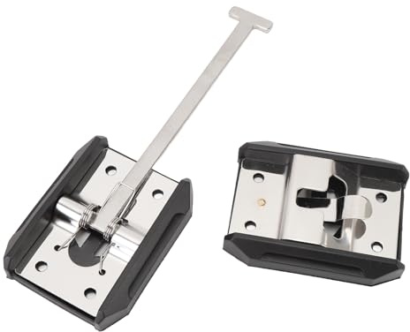Masyrt T Style - Soporte de acero inoxidable para puerta de remolque para caravana, puerta de entrada exterior, atrapa y mantiene gancho para caravana y remolque (6 pulgadas)