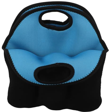 CONGARTENO Neopren Bierträger Für Flaschen Und Dosen Faltbare Kühl-Tasche Für Bierflaschen Für Outdoor- Partys Und Grillabende Blau