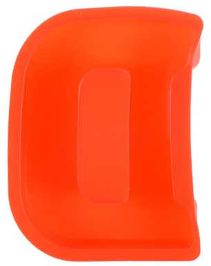 sourcing map Stampo grande in silicone a forma di lettera dell'alfabeto 3D da 12,7 cm, per resina epossidica, fai da te, decorazione, colore: rosso