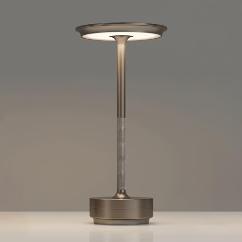 TBBGA 1 Pack Rechargeable Table Lamps Cordless, 5000mAh Outdoor Table Light