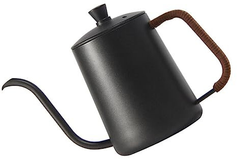 Mobestech Edelstahl Kaffeekessel Mit Handpumpe Tropf Topf Wassertopf Innenqualität Einfache Form Entlüftungslöcher Küchenbenutzung