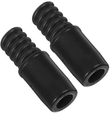 POPETPOP Besenstiel Befestigung mit Gewinde Besenadapter aus Kunststoff Schwarz 2 Stück Passend für Besen und Bürsten Zuverlässig für Bodenreinigung