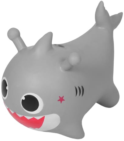 MOLUCKFU Inflatable Bouncy Animal Shark for Extra Thickened Hopping Horse for Indoor Outdoor Play Anti-tear Surface Creative Pretend Riding Fun for Boys Parties and Events