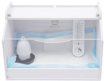 Kükenbrutmaschine, Brutapparat für Haushühner, Aufzuchtgerät für Geflügelküken, für 20 Eier, Geeignet Zum Ausbrüten von Küken, Entenküken und Vögeln