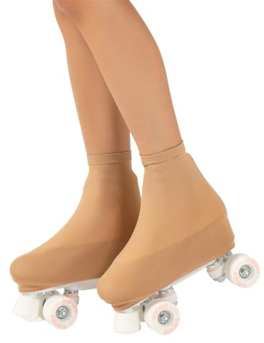 CALZITALY 1 ou 3 Paires Couvre Patins Femme, Protections pour Patinage à Glace et Roller pour Enfant et Adultes, Made in Italy