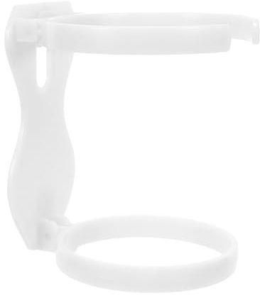 ULTECHNOVO Portavasos Plegable para Bolsa de Mano Blanca Bolsa Perforada, Accesorio Portátil para Botellas y Tazas, Adecuado para Viajes, Picnic y Actividades al Aire Libre