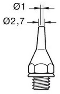 JBC 0321200 Entlötspitze für Classic, 75 W