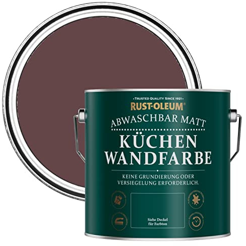 Rust-Oleum abwaschbare matte, geruchsarme lila Küchenwandfarbe - Mulberrystraße 2,5 Litres
