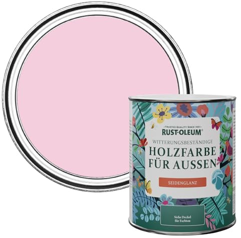 Rust-Oleum Holzfarbe Für Aussen, Wetterschutz, Seidenglanz, 750 ml, Süßer Traum