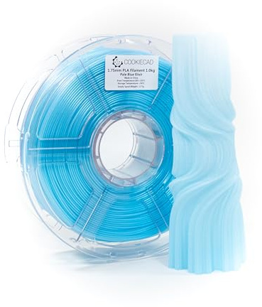 Cookiecad Pale Blue Elixir 3D Printer Filament 1.75mm 1kg