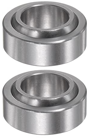 sourcing map 2Stk GE17C Sphärisch Schlicht Lager 17mmx30mmx14mm Versiegelt Sphärisch Radiales Kugellager