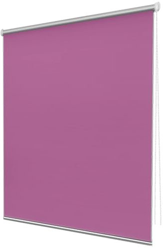 Verdunklungsrollo Ohne Bohren 115 x 170 cm Blickdicht Sichtschutz Klemmrollo Tür Fenster Rollo Höhe Stufenlos Verstellbar für Fenster & Tür, Rosa