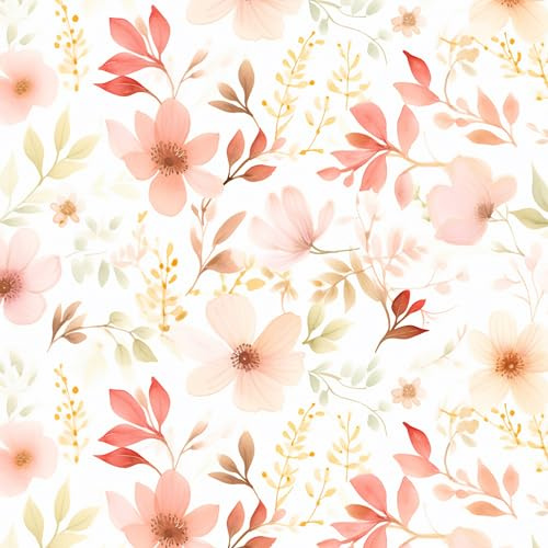 HEKO PANELS Stoff Oxford wasserdicht, Blumen, 1 Meter 155 x 100 cm | Dekostoffe zum Nähen und Handwerken, blickdichte Möbelstoffe, Nähstoffe DIY, als Meterware erhältlich