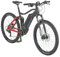 PROPHETE e9000 Graveler E-MTB 27,5 – 250W Mittelmotor, 180 km Reichweite, 10-Gang, AEG TFT Display, Rockshox Federgabel, Hydraulische Scheibenbremsen, Continental Trail King II, Schwarz Matt/Rot