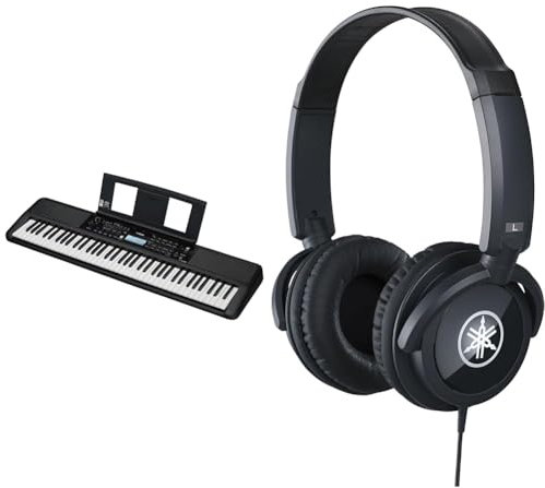 Yamaha PSR-EW320 Portable Keyboard for Beginners bundled with HPH-100 Headphones