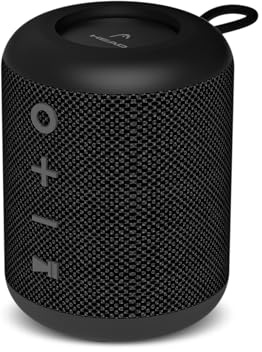 HEAD Boom Small Wireless Speaker with Micro SD Card Slot – Waterproof and Rain Resistant Portable Speaker – Wireless Speaker Ideal for Mountain – Speaker with 10 Hours of Autonomy