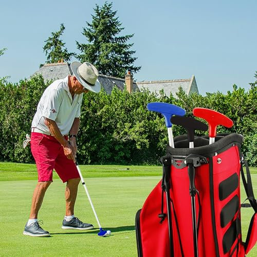 Uhngw Kinder-Putter,Kinder-Golf-Putter | Übungsgolfschläger - Zwei-Wege-Putter für Kinder mit ausziehbarem Schaft, verstellbare Größe für Junge Golfer, Links- und Rechtshänder