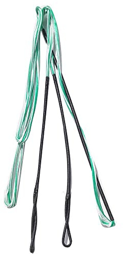 wolfman Dacron Bogensehne Bogenschießen Recurve Bogensehne AMO 44-70 Zoll 12 Stränge Handgefertigte Ersatzbogensehne für Recurvebogen Langbogen Traditionellerbogen(Typ 1: AMO 50(Aktuell 46.5))