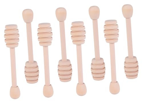 IMIKEYA 1 set di barrette di miele sciroppi di caffè bastoncini di sciroppo di sciroppo cucchiaio bastone agitato per la casa mini sciroppo di caffè agitatore di miele bastoncini per 8 pezzi