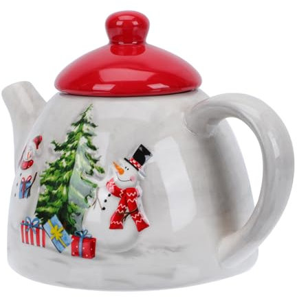 VICASKY 1pezzi Bottiglia Per Latte in Bollitore Per Fredda Bollitore Per Tè Caffettiera Design Creativo Per Natale Capacità Adatto Per Bevande Calde e Fredde