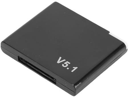 SENECESLI Receptor Bluetooth con Base para Altavoz, Adaptador Bluetooth 5.1 de 30 Pines, Receptor de Audio, Adaptador Receptor Inalámbrico Bluetooth 5.1 para de Música Digital Portátil y