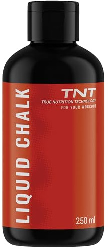 TNT Liquid Chalk (250 ml) • Gesso liquido per una presa perfetta per sport di forza, crossfit, arrampicata, ginnastica. Asciugatura rapida, senza polvere, estremamente efficiente. Magnesia liquida