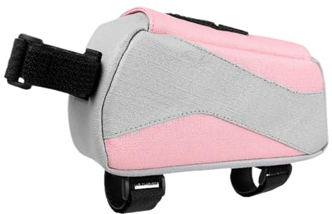 Cykelramväska - Robust 21x10x7cm Top Tube Cykelväska, Cykelväska med förvaring, lättillgänglig, kompakt | Topprörsväska för cykling, pendling