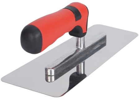 Cazzuola in acciaio inossidabile per intonaco finitura intonaco pavimento pavimento intonaco muratore costruzione strumento impugnatura ergonomica