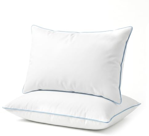 COSYLAND Almohadas 50 x 80 cm Pack de 2 para Cama - Estilo Hotel de Lujo, Blandas, Suaves, Cómodas y Transpirables para Dormir