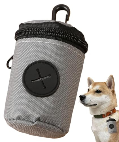 Portabolsas Para Excrementos De Perro Con Pequeño Estuche Con Clip Y | Soporte para Dispensador de Bolsas de Excrementos Caninos para Interior Exterior Hogar Viaje Camping Mascota Media
