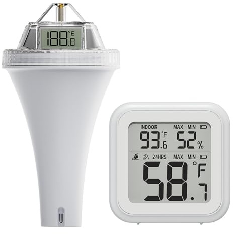 Wakects Mini-Smart-Home-Hub, ABS-Material, WLAN-Hub für Smart-Thermometer, Verbindung mit der HOMGAR-App für den Innenbereich, Home-Automatisierungsgerät (Poolthermometer und Tem