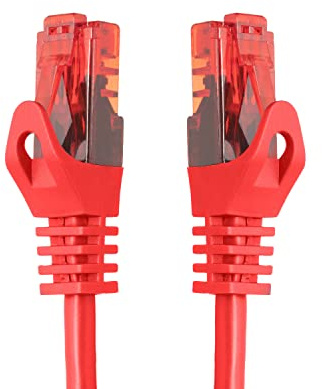 BIGtec LAN Kabel 20m Netzwerkkabel rot Gigabit Ethernet Kabel RJ45 Stecker Patchkabel für Patchpanel Netzwerk Switch Gaming PC kompatibel Playstation 5 PS5 XBOX Nintendo Switch 2 -Station 20 Meter